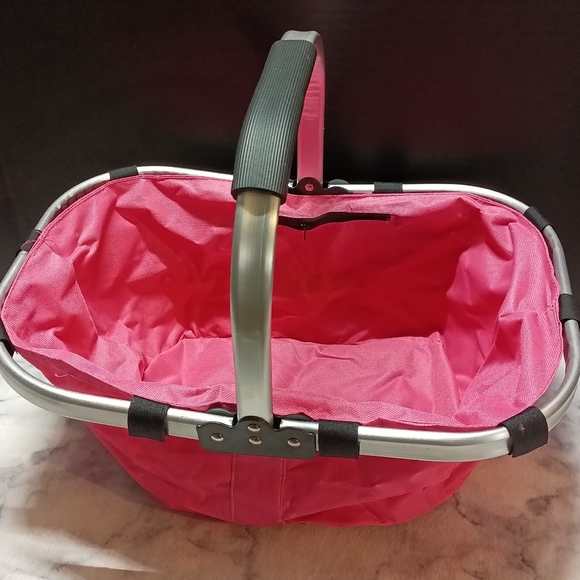 Partiki pink folding picnic basket new in box - Picture 9 of 12